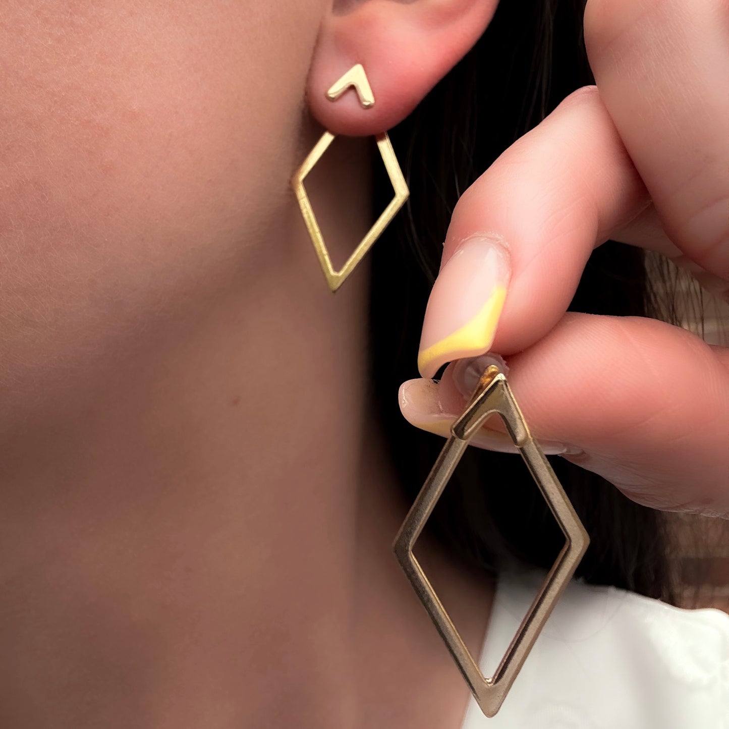 Golden Twist Hoops