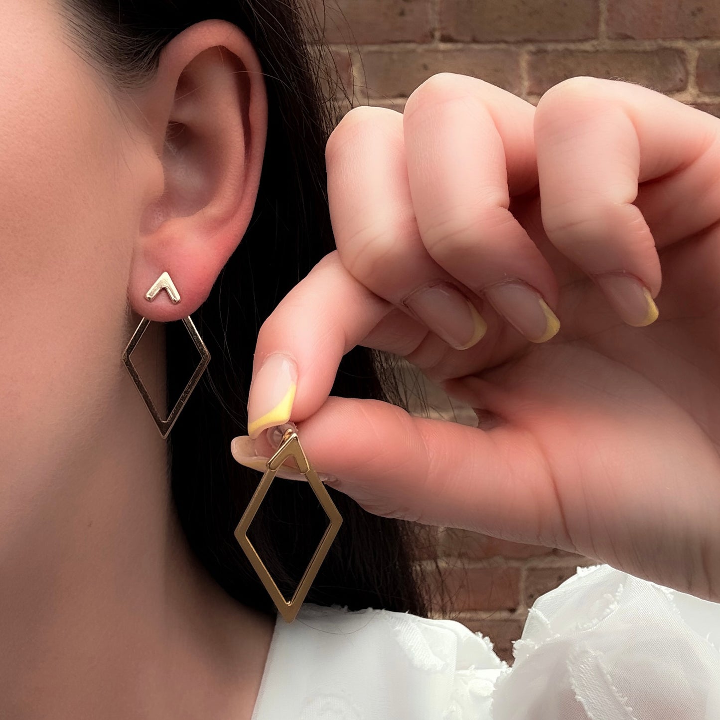 Golden Twist Hoops